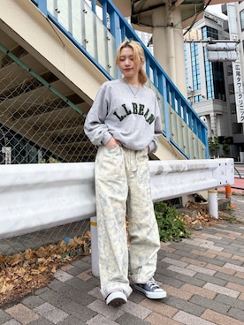 「DOUBLE NAME（ダブルネーム）のアイテム」を使った、Tamaさん（レディース・156cm）の春コーディネート