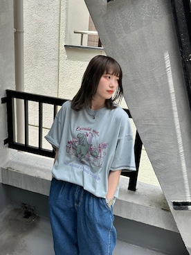 「DOUBLE NAME（ダブルネーム）のアイテム」を使った、Tamaさん（骨格ストレート・レディース・156cm）の夏コーディネート