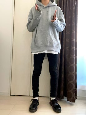 「りむコーデ」｜Rimuさん（メンズ・173cm）の冬コーディネート