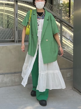 BEAMS BOY / ヴィンテージ レース キャミソール ワンピースを