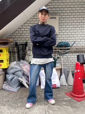 佐藤友則さん（メンズ・165cm）の夏コーディネート