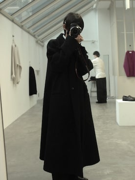 「Utusiyo（ウツシヨ）のアイテム（チェスターコート）」を使った、'_En_さん（メンズ・165cm）の秋コーディネート