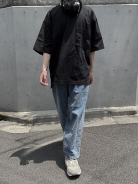 「Steven Alan（スティーブンアラン）のアイテム（シューズ）」を使った、'_En_さん（メンズ・165cm）の夏コーディネート