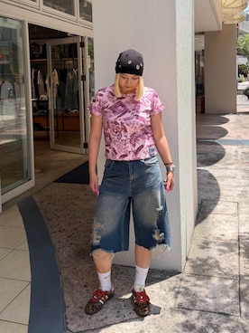 西野望さん(レディース・162cm)の夏コーディネート