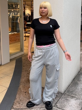 西野望さん(レディース・162cm)の夏コーディネート