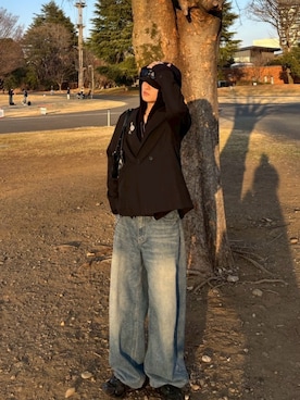 「STUDIOUS（ステュディオス）のアイテム（ジャケット/アウター）」を使った、たくみさん（メンズ・167cm）の冬コーディネート