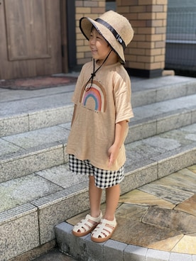 Ren10Hinaさん（キッズ・100cm）の夏コーディネート