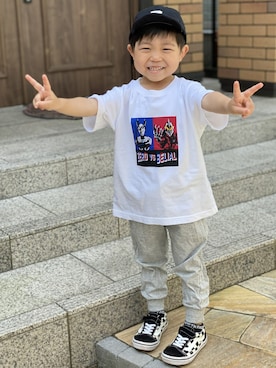 Ren10Hinaさん（キッズ・100cm）の春コーディネート