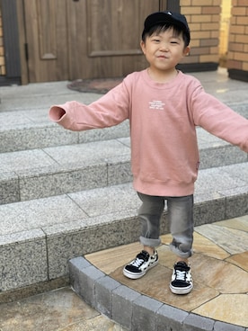 Ren10Hinaさん（キッズ・100cm）の冬コーディネート