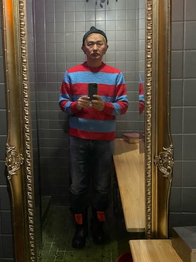 「DIESEL（ディーゼル）のアイテム」を使った、平野誠さん（メンズ・174cm・40代）の秋コーディネート