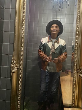 「アイテム（ジャケット/アウター）」を使った、平野誠さん（メンズ・174cm・40代）の秋コーディネート