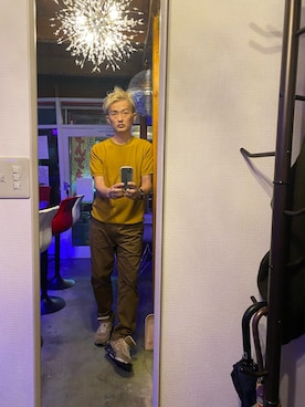 「DIESEL（ディーゼル）のアイテム」を使った、平野誠さん（メンズ・174cm・40代）の秋コーディネート