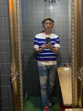 平野誠さん（メンズ・174cm）の秋コーディネート