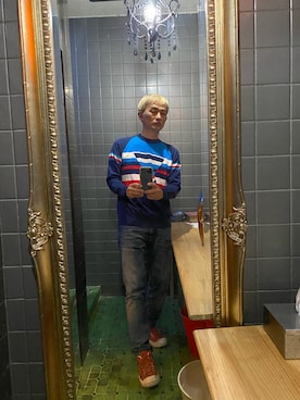 「DIESEL（ディーゼル）のアイテム」を使った、平野誠さん（メンズ・174cm・40代）の秋コーディネート