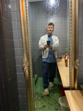 「アイテム（ブルゾン）」を使った、平野誠さん（メンズ・174cm・40代）の秋コーディネート
