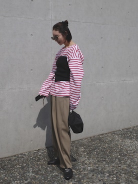 「PRADA（プラダ）のアイテム（バッグ）」を使った、Seikoさん（レディース・163cm）の春コーディネート