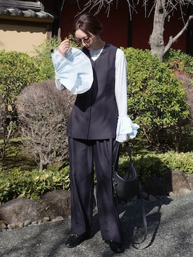 「AKTE（アクテ）のアイテム」を使った、Seikoさん（レディース・163cm）の春コーディネート