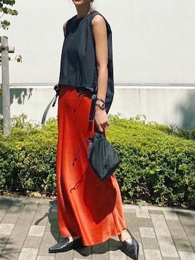 「PRADA（プラダ）のアイテム」を使った、Seikoさん（レディース・163cm）の秋コーディネート