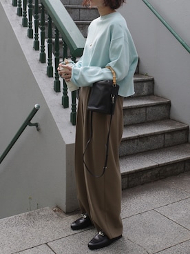 「JIL SANDER（ジルサンダー）のアイテム（バッグ）」を使った、Seikoさん（レディース・163cm）の春コーディネート