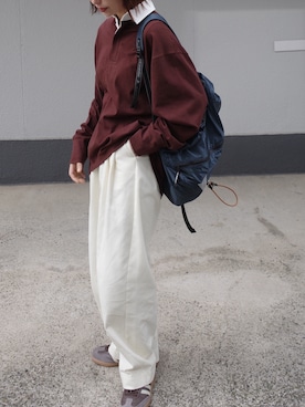 「AKTE（アクテ）のアイテム」を使った、Seikoさん（レディース・163cm）の春コーディネート