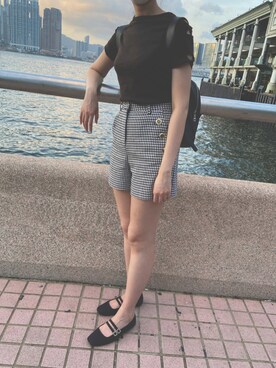 「BCBG（ビーシービージー）のアイテム」を使った、chh12さん（レディース・164cm）の夏コーディネート