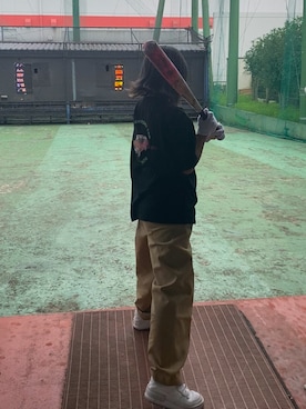 「mel（メル）のアイテム」を使った、みさん（レディース・157cm）の秋コーディネート