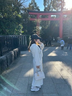 「RANDA（ランダ）のアイテム」を使った、かなさん（レディース・150cm）の冬コーディネート