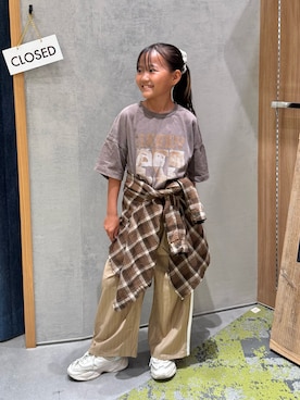 きな☆ki_naさん（キッズ・127cm）の秋コーディネート