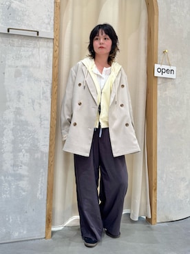 「CIAOPANIC TYPY（チャオパニックティピー）のアイテム（ジャケット/アウター）」を使った、きな☆ki_naさん（レディース・153cm）の春コーディネート