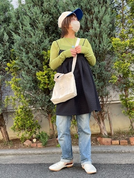 「tiptop（ティップトップ）のアイテム」を使った、きな☆ki_naさん（骨格ストレート・レディース・153cm）の春コーディネート