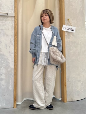 「CIAOPANIC TYPY（チャオパニックティピー）のアイテム（トップス）」を使った、きな☆ki_naさん（レディース・153cm）の秋コーディネート
