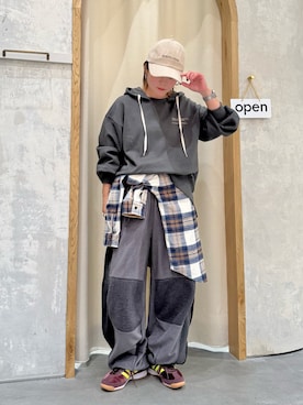 「etsinta（エシンタ）のアイテム」を使った、きな☆ki_naさん（レディース・153cm）の冬コーディネート