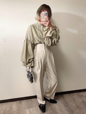 「CFT.（シフト）のアイテム（アクセサリー）」を使った、きな☆ki_naさん（レディース・153cm）の春コーディネート