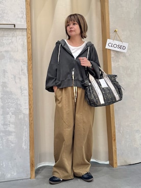「THEATRE PRODUCTS（シアタープロダクツ）のアイテム」を使った、きな☆ki_naさん（レディース・153cm）の秋コーディネート
