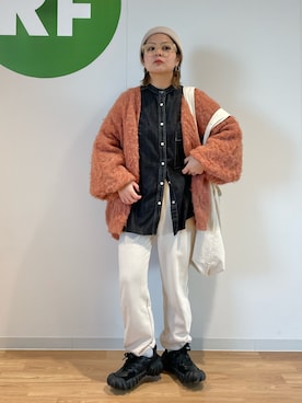 「Onitsuka Tiger（オニツカタイガー）のアイテム」を使った、きな☆ki_naさん（骨格ストレート・レディース・153cm）の冬コーディネート