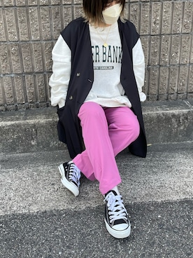 「rectangle（レクタングル）のアイテム」を使った、きな☆ki_naさん（レディース・153cm）の春コーディネート