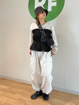 「CANAL JEAN（キャナルジーン）のアイテム」を使った、きな☆ki_naさん（骨格ストレート・レディース・153cm）の秋コーディネート