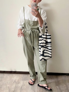 「DAISO（DAISO）のアイテム」を使った、きな☆ki_naさん（レディース・153cm）の夏コーディネート