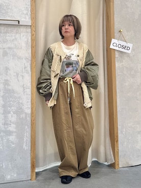 「etsinta（エシンタ）のアイテム」を使った、きな☆ki_naさん（レディース・153cm）の秋コーディネート