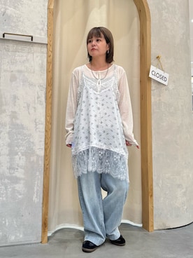 「CIAOPANIC TYPY（チャオパニックティピー）のアイテム（トップス）」を使った、きな☆ki_naさん（レディース・153cm）の夏コーディネート