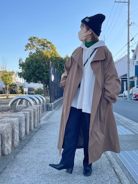 「CFT.（シフト）のアイテム（ジャケット/アウター）」を使った、きな☆ki_naさん（レディース・153cm）の冬コーディネート