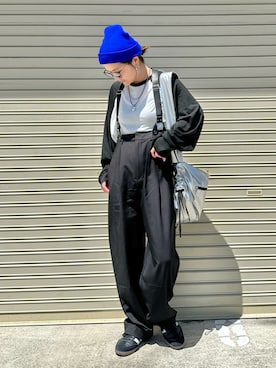 「niko and...（ニコアンド）のアイテム（アクセサリー）」を使った、きな☆ki_naさん（骨格ストレート・レディース・153cm）の春コーディネート