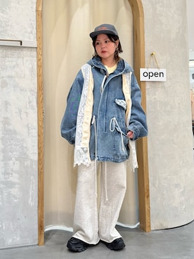 「etsinta（エシンタ）のアイテム」を使った、きな☆ki_naさん（レディース・153cm）の冬コーディネート