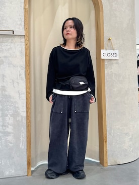 「CIAOPANIC TYPY（チャオパニックティピー）のアイテム（パンツ）」を使った、きな☆ki_naさん（レディース・153cm）の春コーディネート