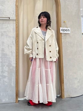 「etsinta（エシンタ）のアイテム（パンツ）」を使った、きな☆ki_naさん（レディース・153cm）の春コーディネート