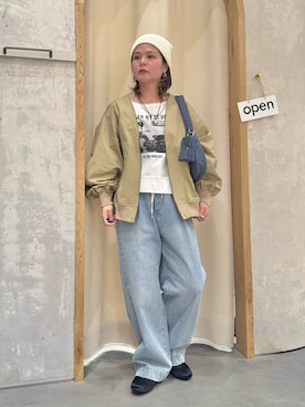 「CIAOPANIC TYPY（チャオパニックティピー）のアイテム（パンツ）」を使った、きな☆ki_naさん（レディース・153cm）の春コーディネート