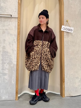 「etsinta（エシンタ）のアイテム」を使った、きな☆ki_naさん（レディース・153cm）の冬コーディネート