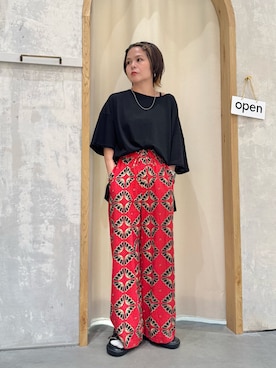 「アイテム（パンツ）」を使った、きな☆ki_naさん（レディース・153cm）の夏コーディネート