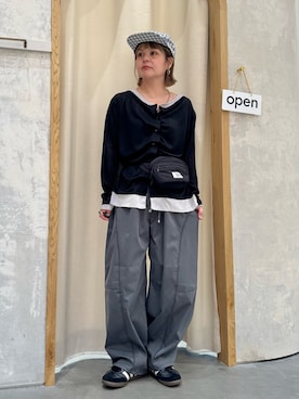 「CIAOPANIC TYPY（チャオパニックティピー）のアイテム（帽子）」を使った、きな☆ki_naさん（レディース・153cm）の夏コーディネート