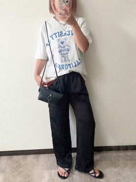 「DAISO（DAISO）のアイテム」を使った、きな☆ki_naさん（レディース・153cm）の夏コーディネート
